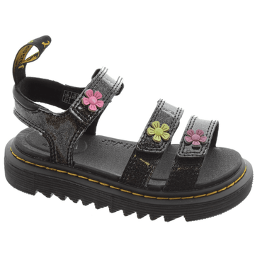 Dr Martens Junior Klaire Coated Sandals - Black