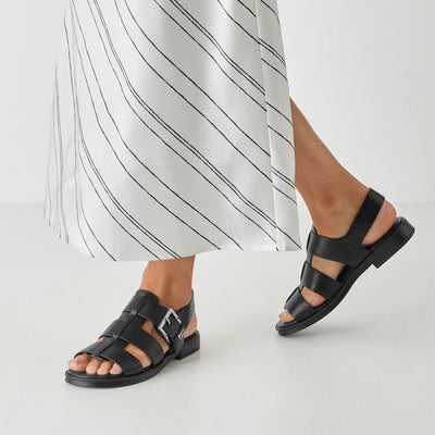 Womens Tamaris 28117 Black Sandals - Black