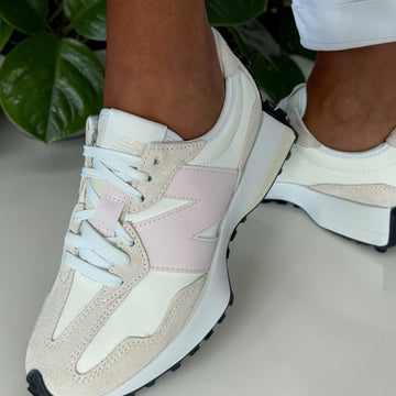 Womens New Balance 327 Trainers - Sea Salt