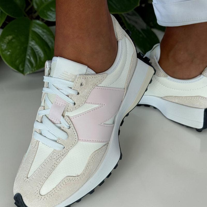 Womens New Balance 327 Trainers - Sea Salt