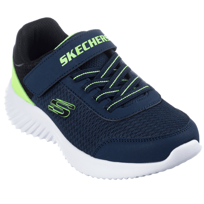 Boys Skechers Bounder Trekzic Trainers - Navy
