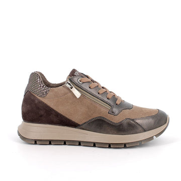 Womens Igi 2171911 Taupe Side Zip Trainers - Taupe