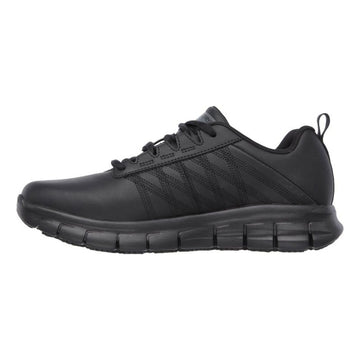 Womens Skechers 76576EC Work: Sure Track - Erath Black Trainers - Black
