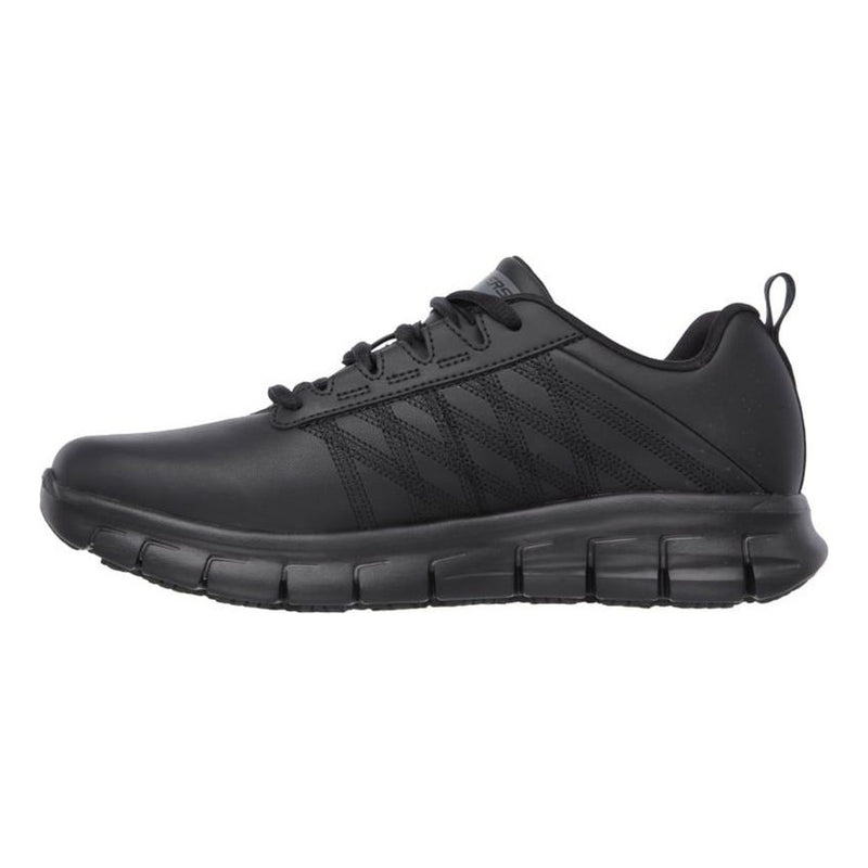 Womens Skechers 76576EC Work: Sure Track - Erath Black Trainers - Black