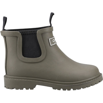 Kids Cotswold Barton Wellingtons - Khaki