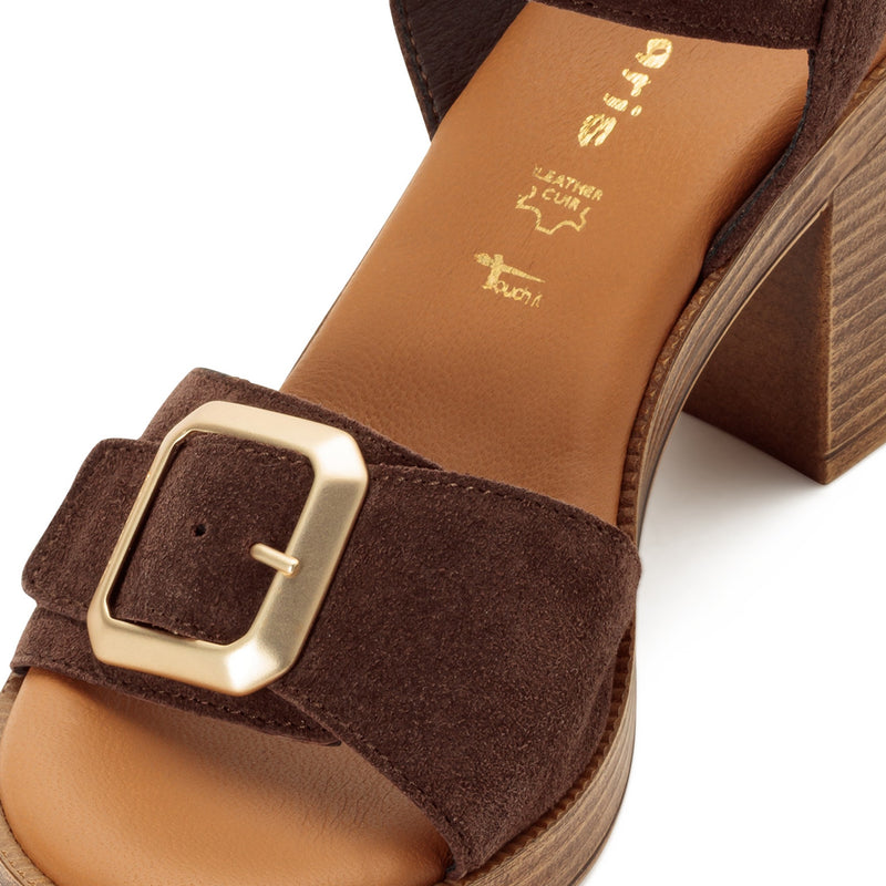 Womens Tamaris 28303 Heeled Sandals - Mocca
