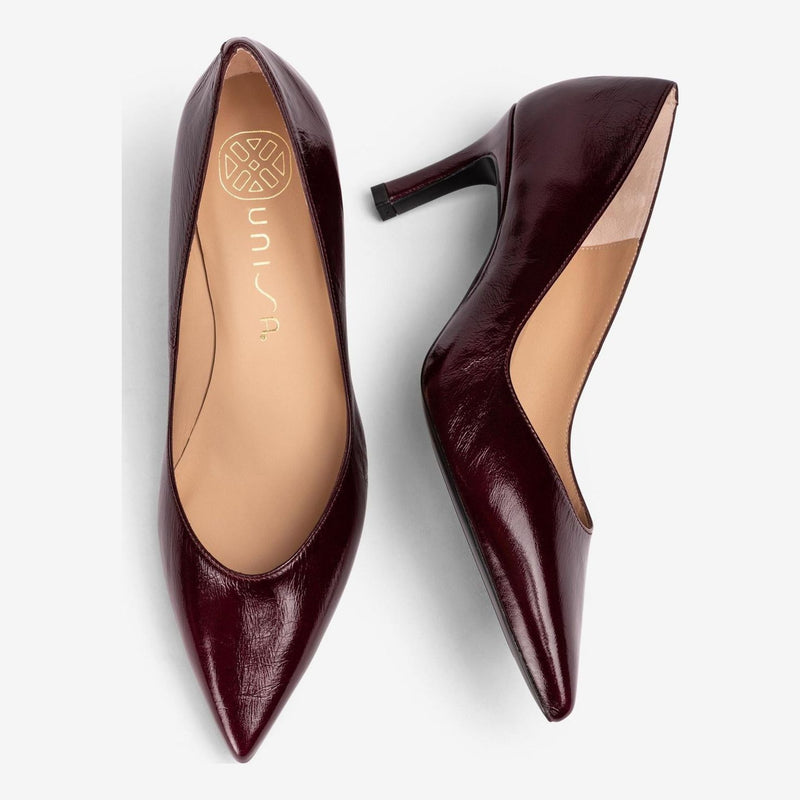 Womens Unisa Landas Heels - Burgundy
