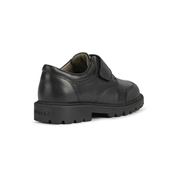 Infant Boys Geox Shaylax Black School Shoes - Black