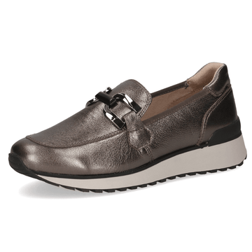 Womens Caprice 24700 Heel Sporty Loafers - Pewter