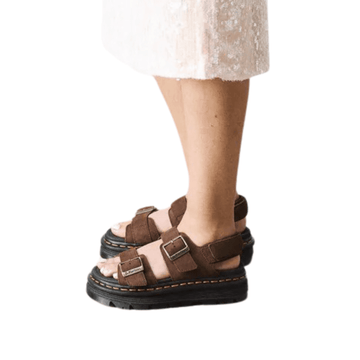 Womens Dr Martens Zebzag Pisa Sandals - Brown