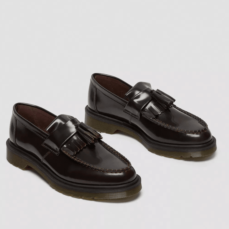 Dr Martens Adrian Arcadia Tassel Loafers- Cherry Red | Millars