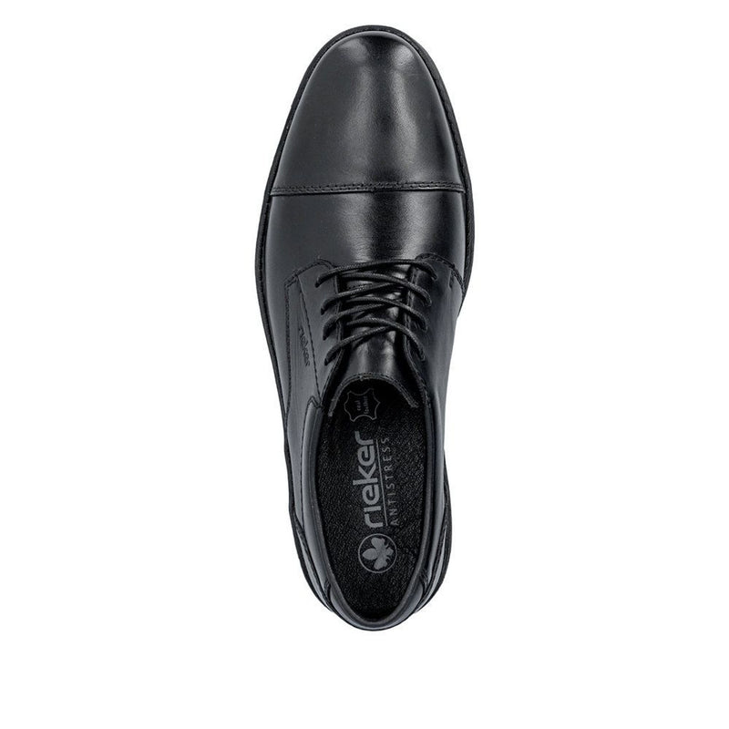 Mens Rieker 13901 Black Formal Lace-up Shoe - Black
