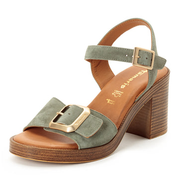 Womens Tamaris 28303 Heeled Sandals - Olive