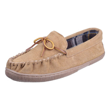 Mens Cotswold Alberta Slippers - Beige