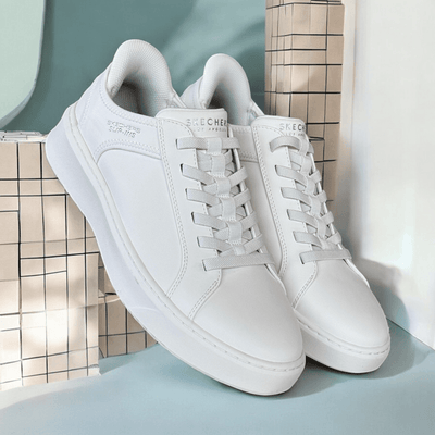Mens Skechers Slip ins Court Break Trainers - White
