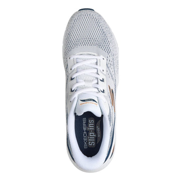 Mens Skechers Arch Fit 3.0 Slip-Ins Trainers - White / Navy