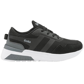 Gola Kids Atomics Black And Grey Trainers - Black