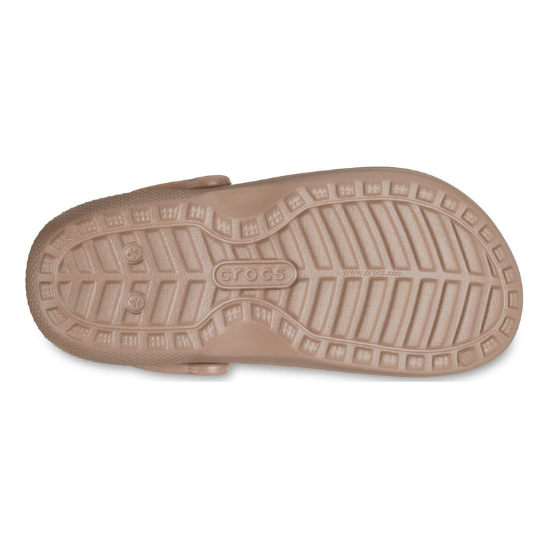 Mens Crocs Classic Lined Slippers - Latte