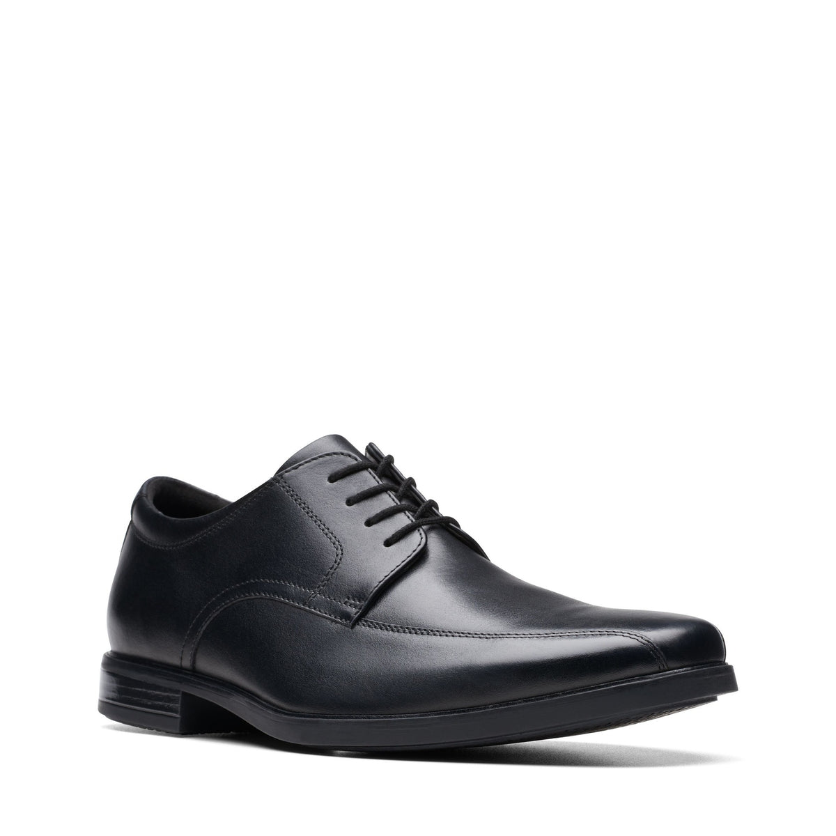 Boys Clarks Howard Over Black School Shoes