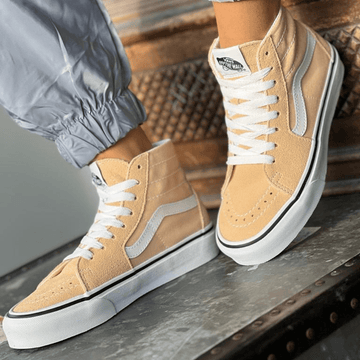 Womens Vans Colour Theory Sk8-Hi Tapered- Honey Peach - Honey Peach