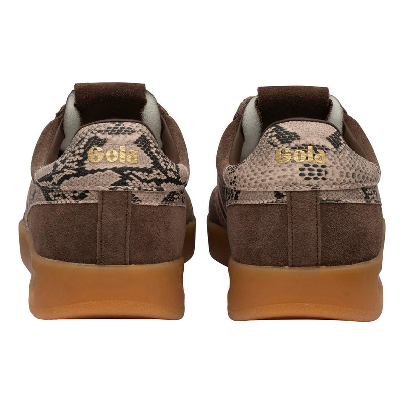 Womens Gola Cyclone Snake Trainers - Root/Cameo/Gum