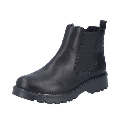 Womens Rieker 73250 Ankle Boots - Black