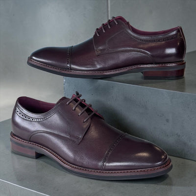 Mens Escape Good Magic Formal Lace-up Shoes - Mahogany