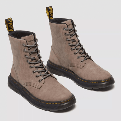 Mens Dr Martens Crewson Buck Lace Up Boots - Taupe