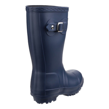 Kids Cotswold Buckingham Waterproof Wellingtons - Navy