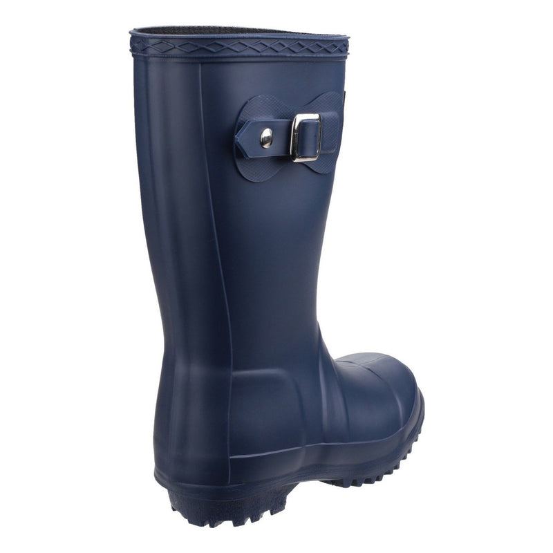 Kids Cotswold Buckingham Waterproof Wellingtons - Navy