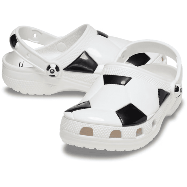 Junior Crocs Toddler Classic Soccer Clog - White
