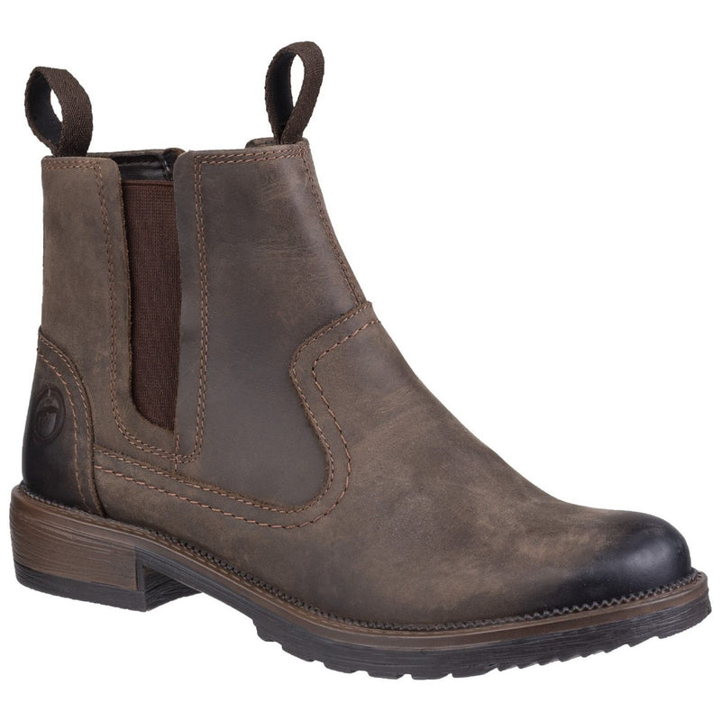 Womens Cotswold Laverton Ankle Boots - Brown