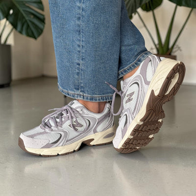 Womens New Balance 530 Trainers in Grey and Lilac - Grey and Lilac