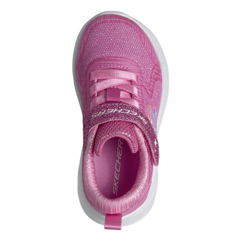 Toddler Girls Skechers Wave 92 Trainers - Hot Pink