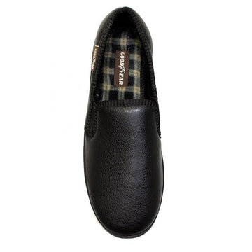 Mens Lazy Dogz Trent Faux Slipper - Black
