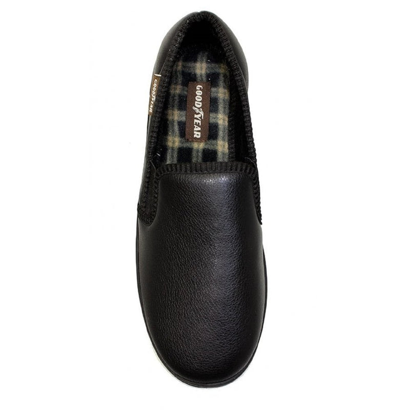 Mens Lazy Dogz Trent Faux Slipper - Black