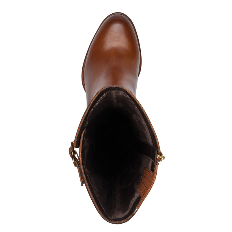 Womens Tamaris 25547 Long Boots - Cognac
