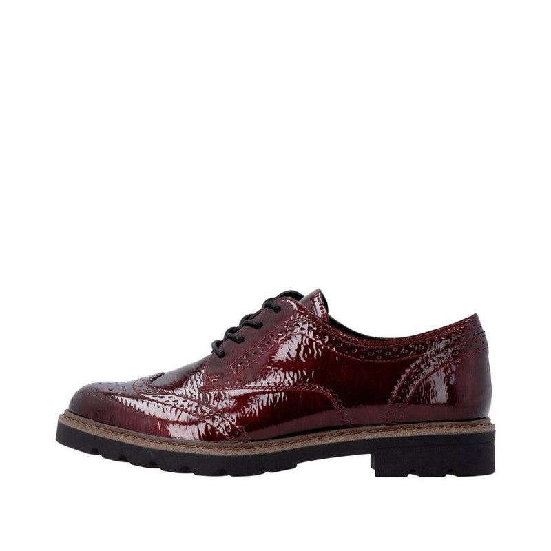Womens Remonte D2Q04 Wine Formal Lace-up Shoe - Wine