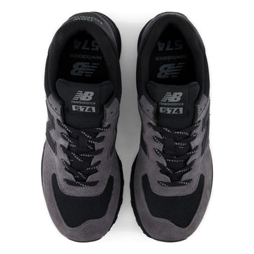 Mens New Balance 574 NB Navy with Black Trainers - NB Navy with Black