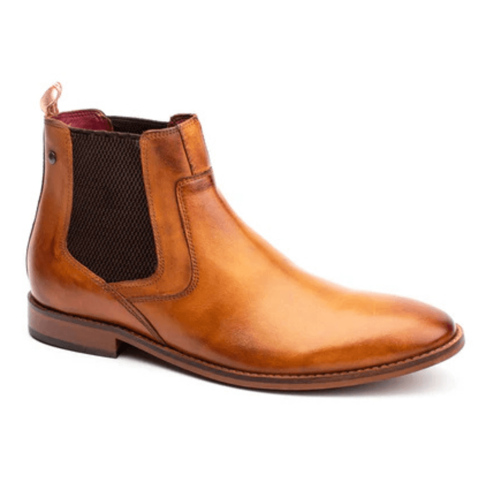 Base London Mens Scout Washed Chelsea Boots