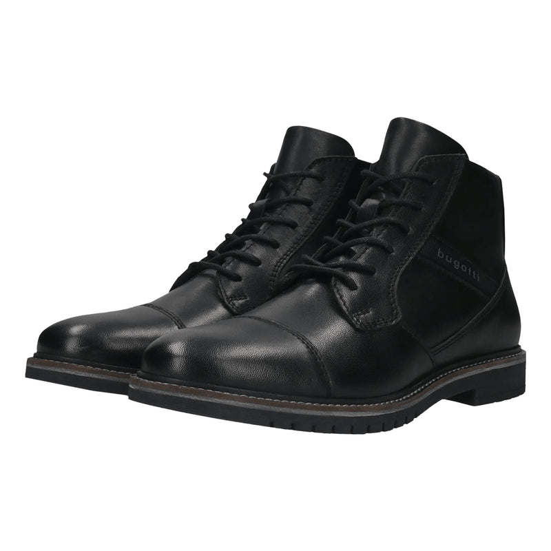 Mens Bugatti 8373A Ankle Boots - Black