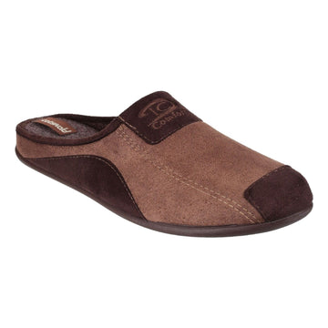 Mens Cotswold Westwell Slippers - Brown