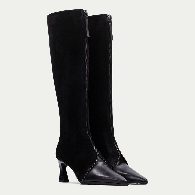 Womens Hispanitas 265019 Paris Long Boots - Black
