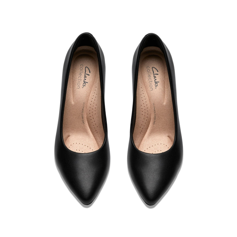 Womens Clarks Tammitha Eve Black Heels - Black