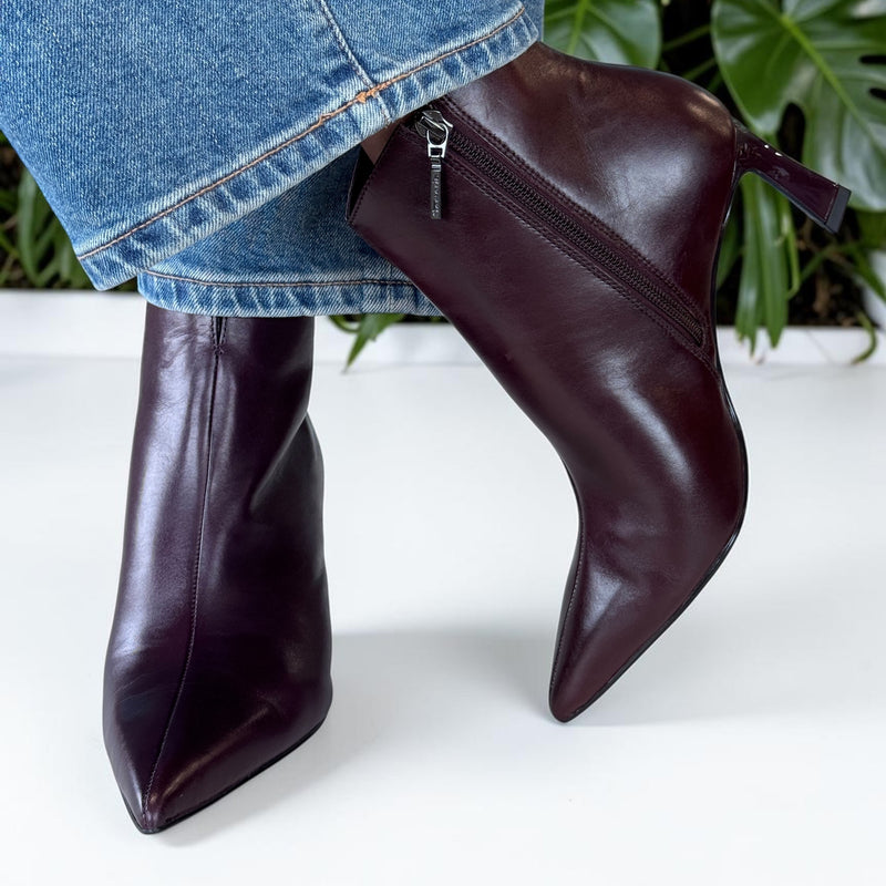 Womens Tamaris 25320 Ankle Boots - Merlot