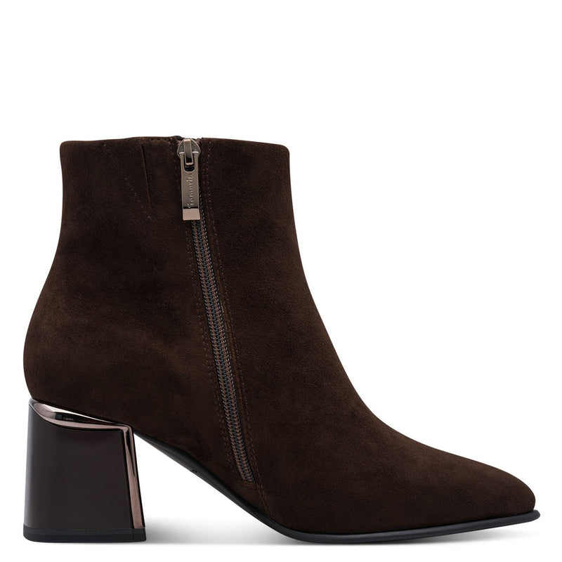 Womens Tamaris 25396 Ankle Boots - Mocca