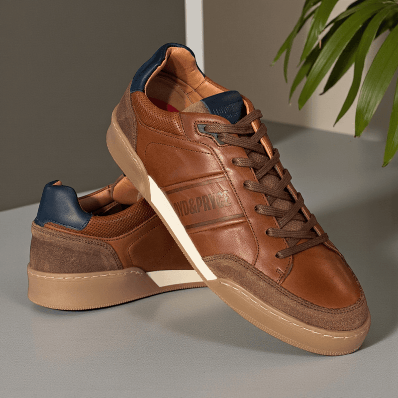 Mens Lloyd & Pryce Nyakane Gumsole Trainers - Umber