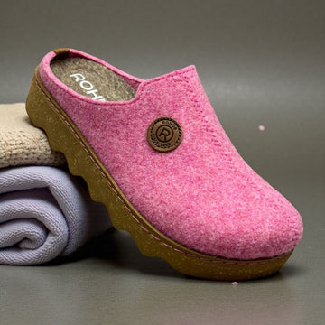 Womens Rohde 6120 Foggia Mule Slippers - Pink