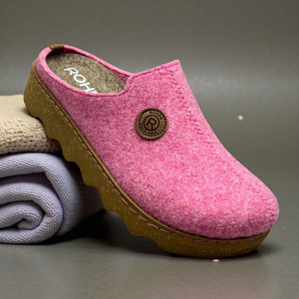 Womens Rohde 6120 Foggia Mule Slippers - Pink