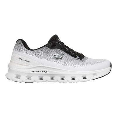Womens Skechers 150437 Glide Step Pro Soft Mirage Trainers - White Black